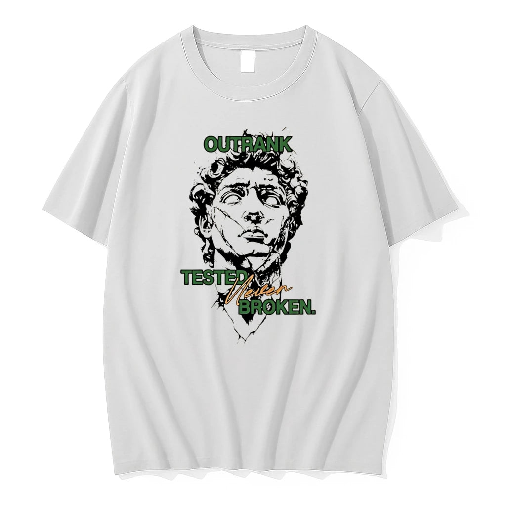 Officials Outrank Tested Never Broken Motivational Tee Premium T Shirt