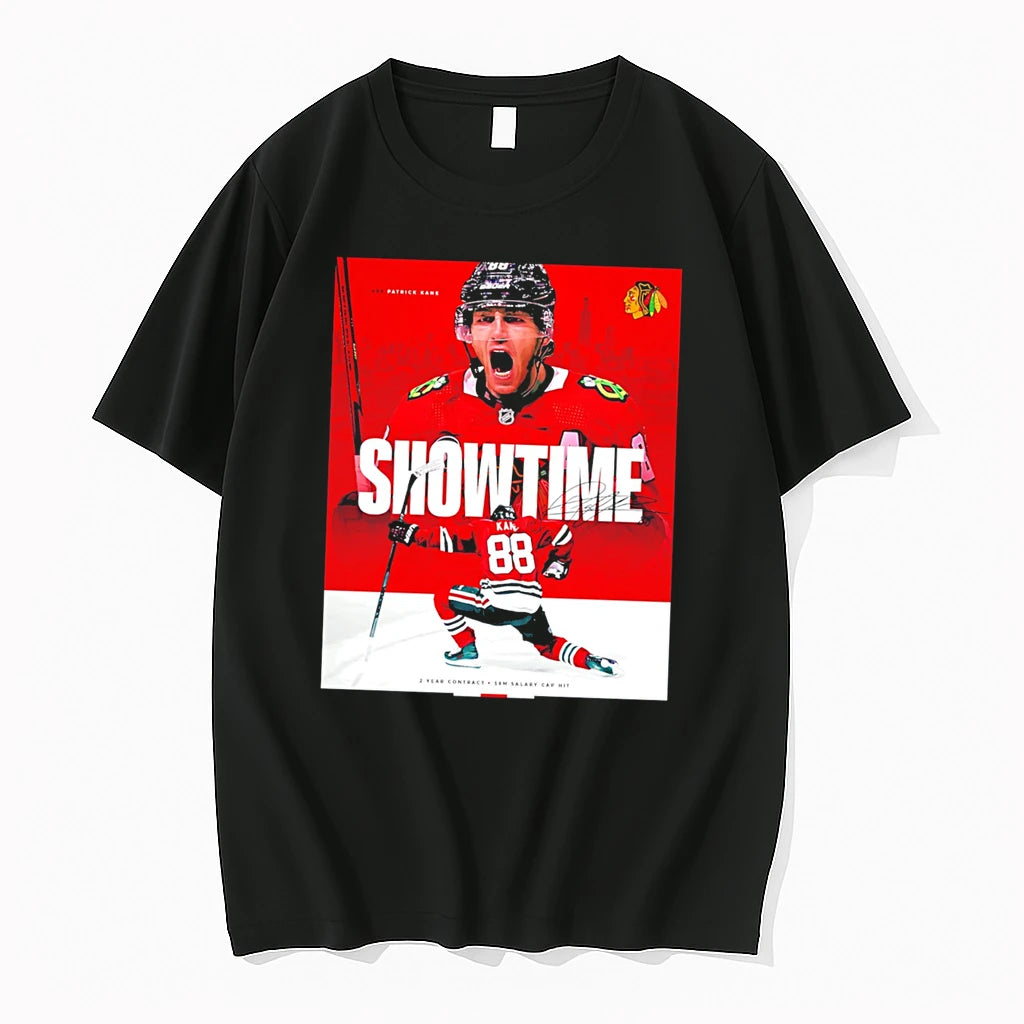 Officials Patrick Kane Chicago Blackhawks Showtime 88 Signature Tee Premium T Shirt