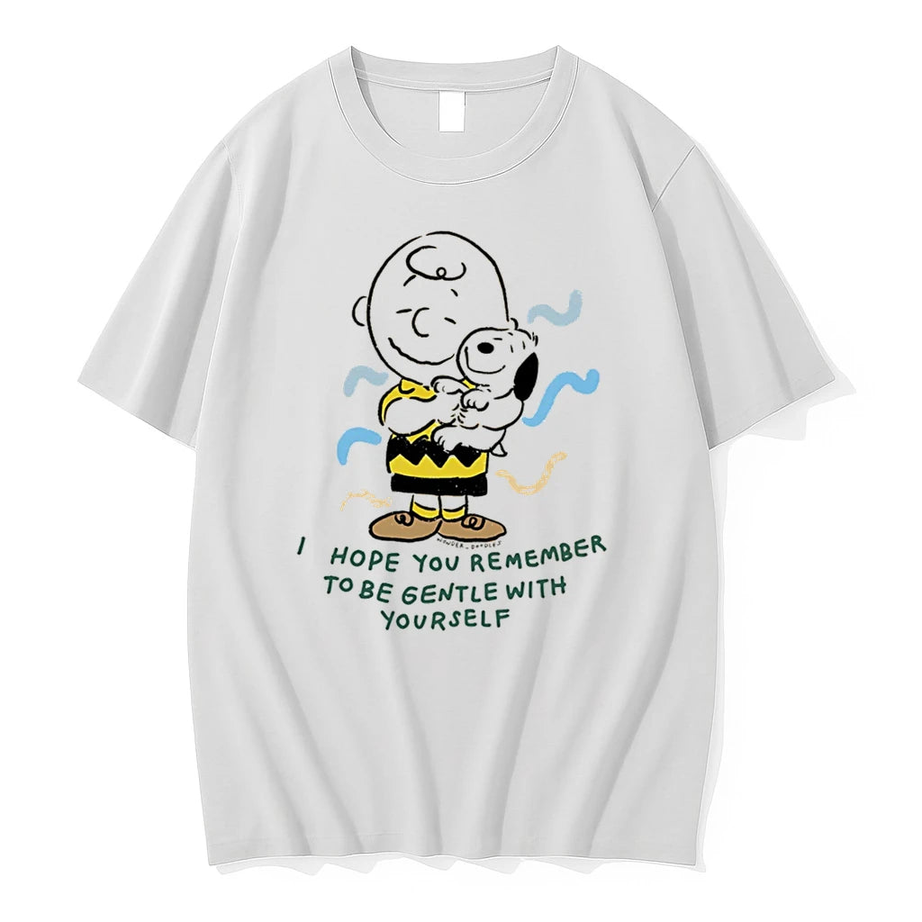 Officials Peanuts I Hope You Remember To Be Gentle With Yourself Tee