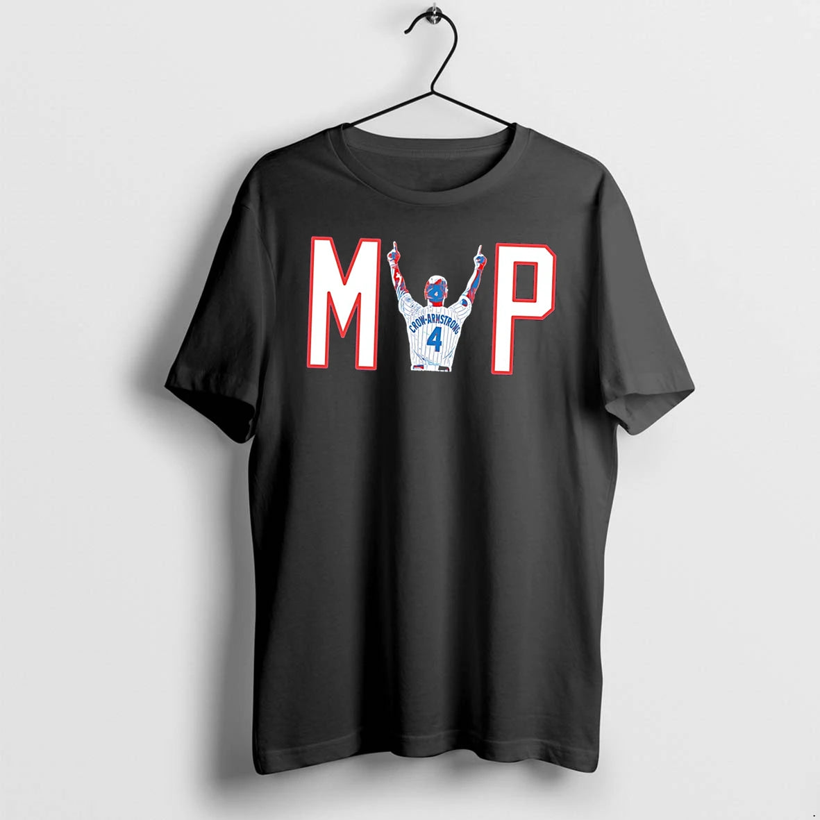 Officials Pete Crow Armstrong No 4 Chicago Cubs Mvp Tee Premium T Shirt