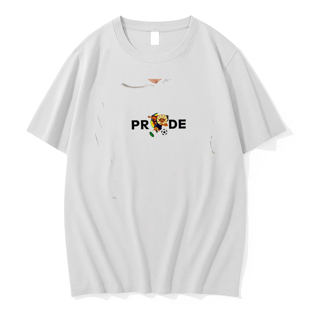 Officials Portland Thorns Fc Pride Butterfly Soccer Player And Rainbow Mascot Premium T Shirt