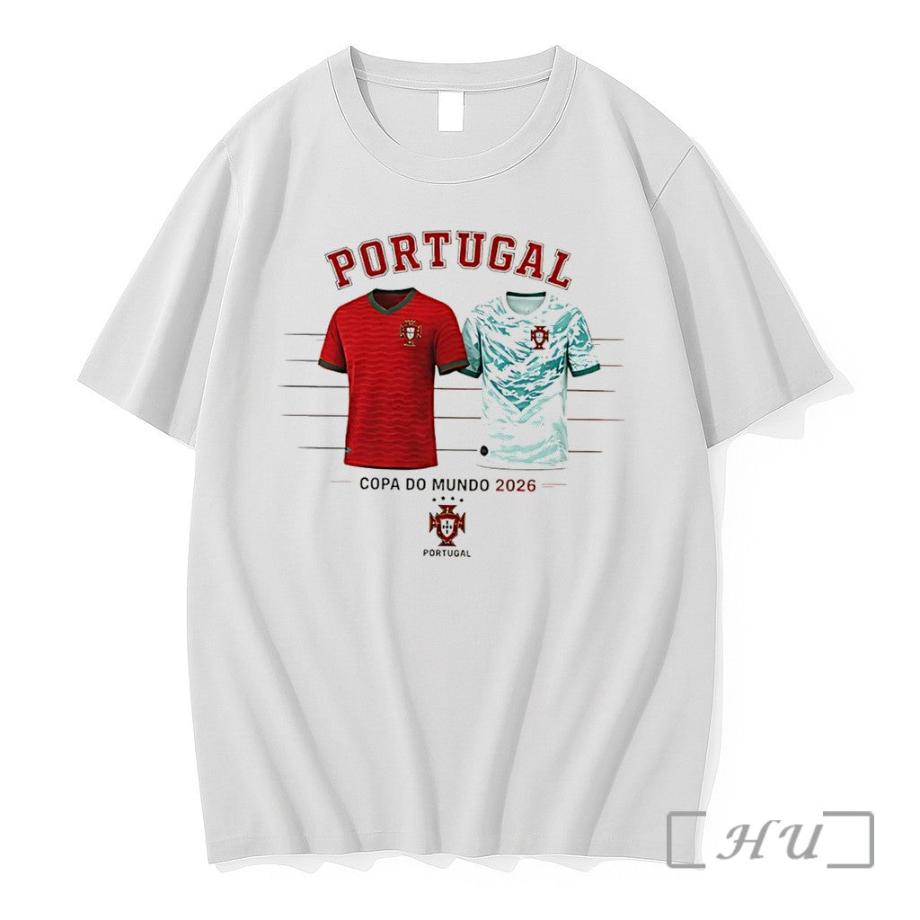 Officials Portugal Copa Do Mundo 2026 Portugal World Cup 2026 Graphic Tee Premium T Shirts