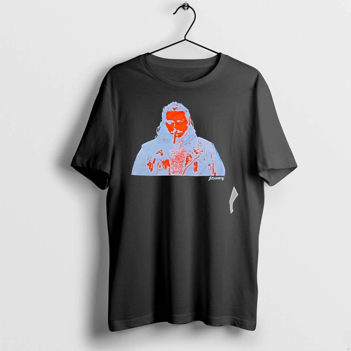 Officials Post Malone Stoney Album Artist Portrait Two Tone Colorway Premium T Shirt