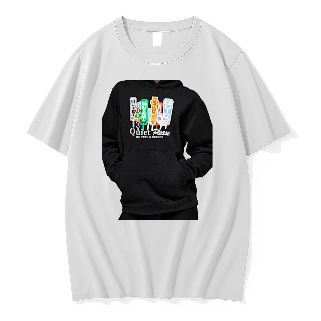 Officials Quiet Please On Tees And Greens Golf Tournament Crowd Control Premium T Shirt