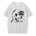 Officials Raccoon Animal Nature Wildlife Forest Woodland Creature Mammal Cartoon Premium T Shirt