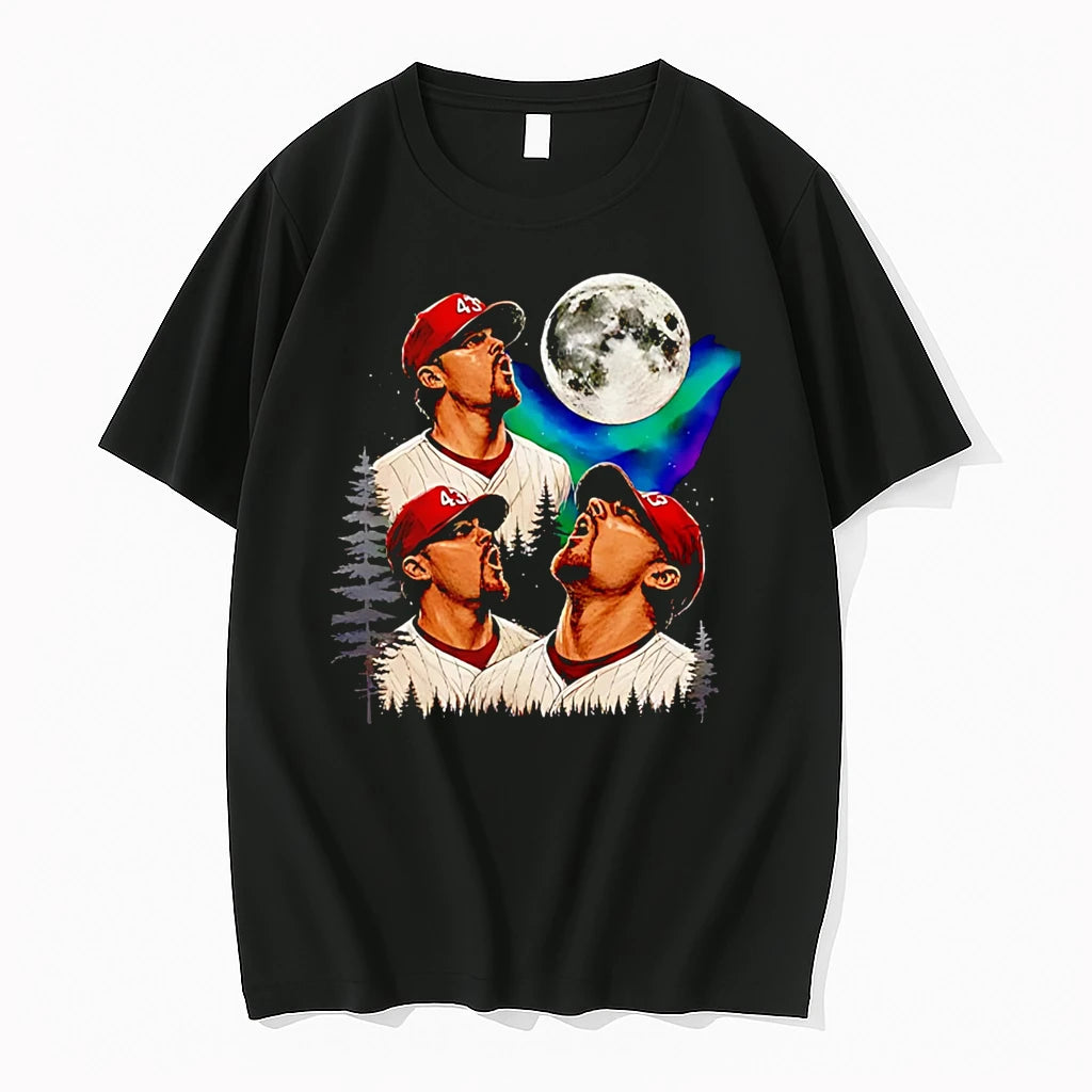 Officials Randy Wolf Philadelphia Phillies Wolf Howling Meme Premium T Shirt