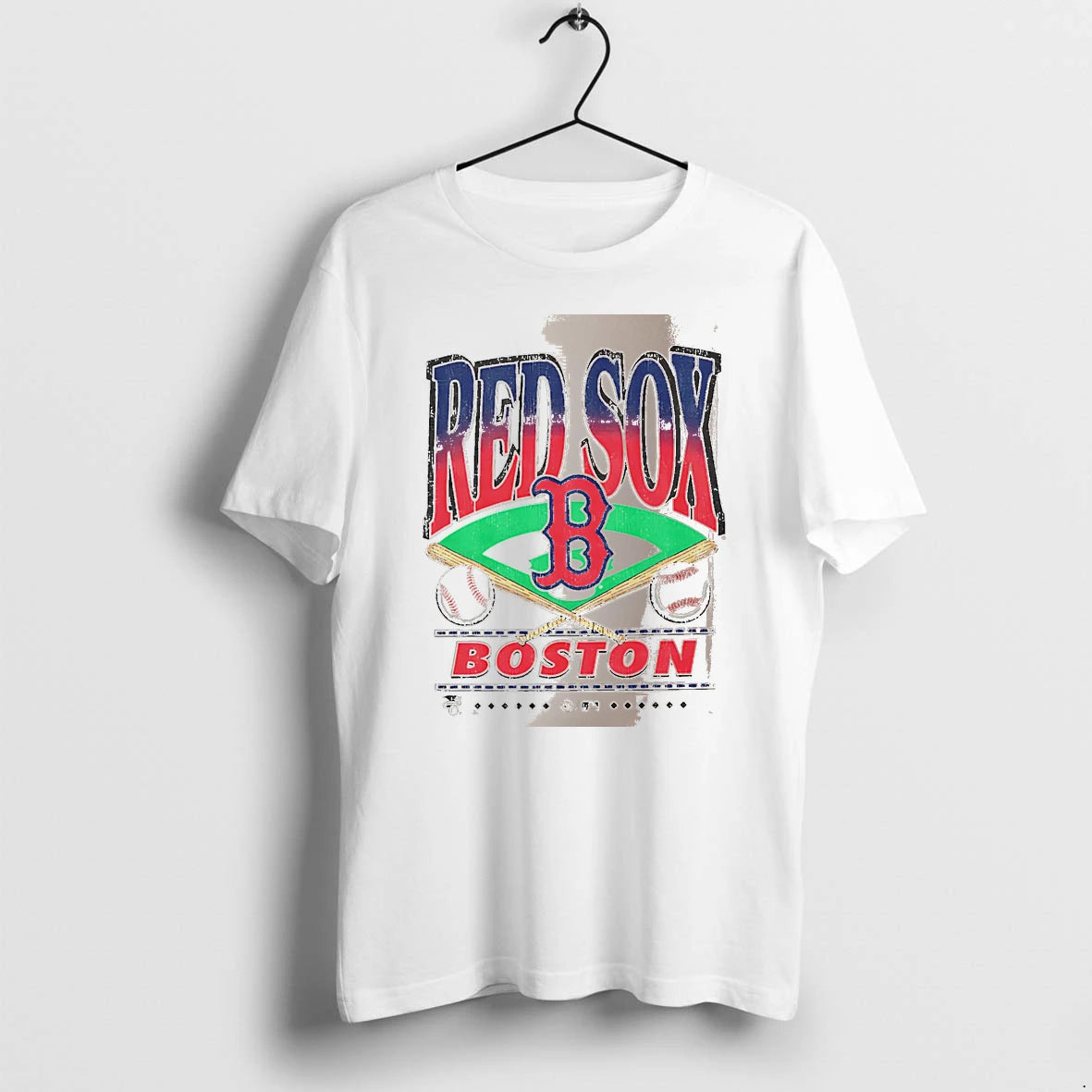 Officials Red Sox Boston Baseball White Premium T Shirt
