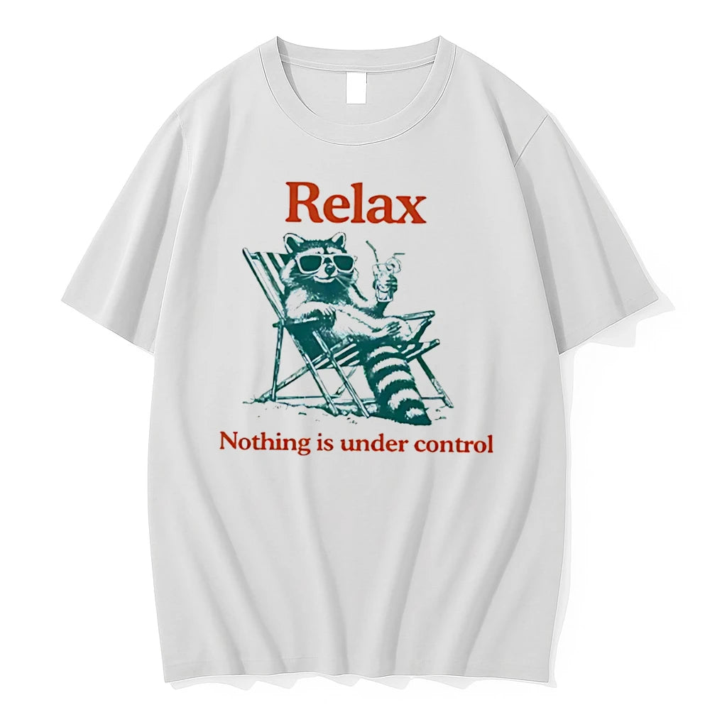 Officials Relax Nothing Is Under Control Raccoon Tee Premium T Shirt