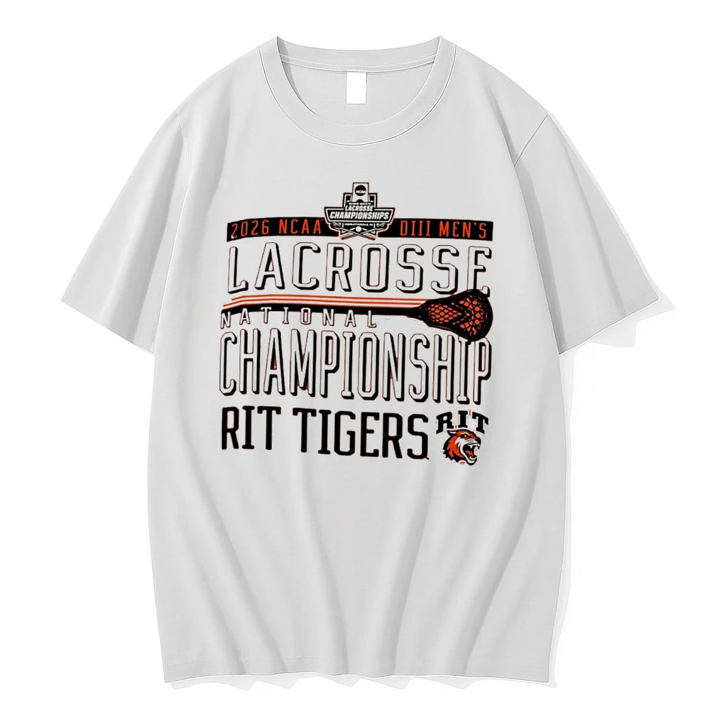 Officials Rit Tigers 2026 Ncaa Division Iii Mens Lacrosse National Championship Tee