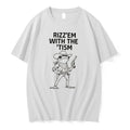 Officials Rizzem With The Tism Frog Cowboy Tee Premium T Shirt