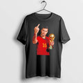 Officials Rodri Spain No 16 World Cup Smoking And Middle Finger Tee