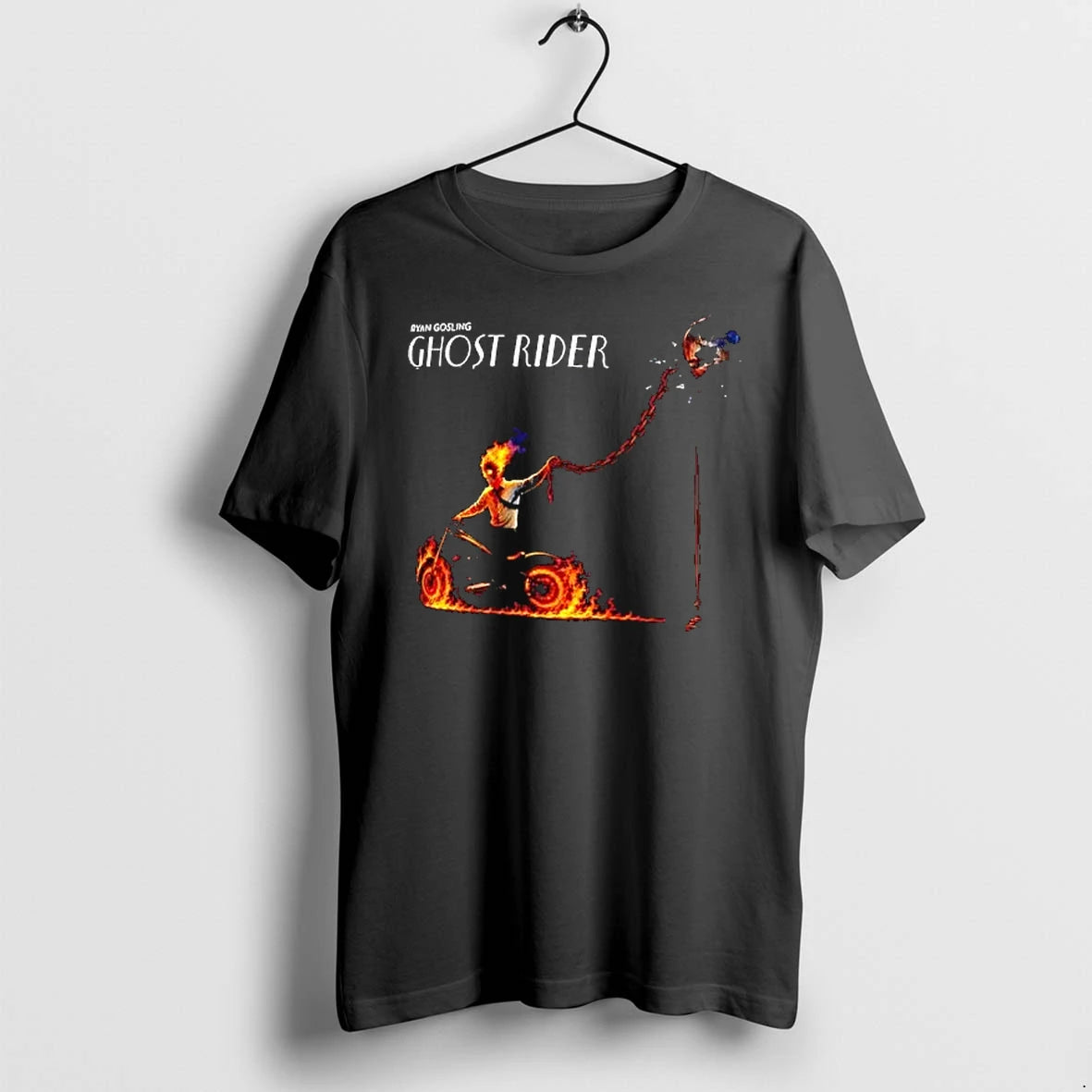 Officials Ryan Gosling Ghost Rider Mashup La La Land Premium T Shirt