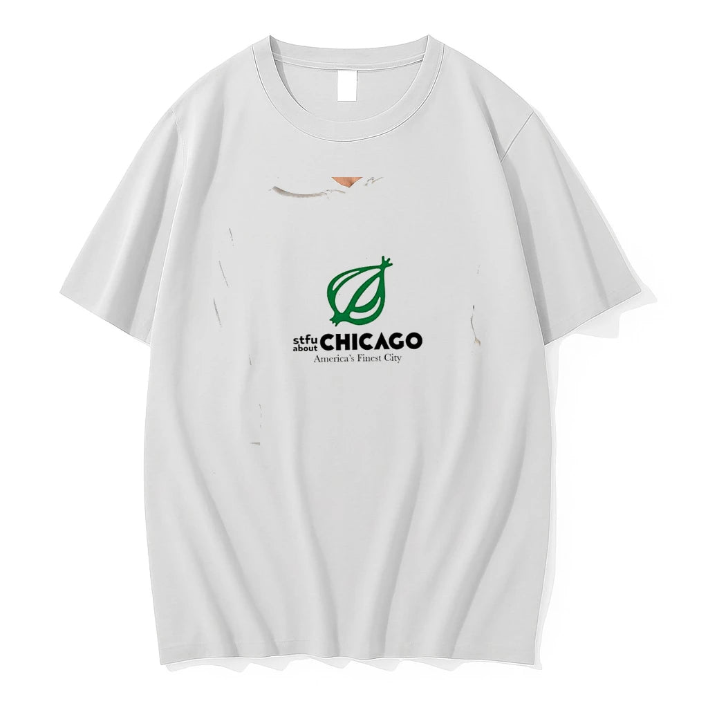 Officials Stfu About Chicago Onion Americas Finest City Logo Premium T Shirt