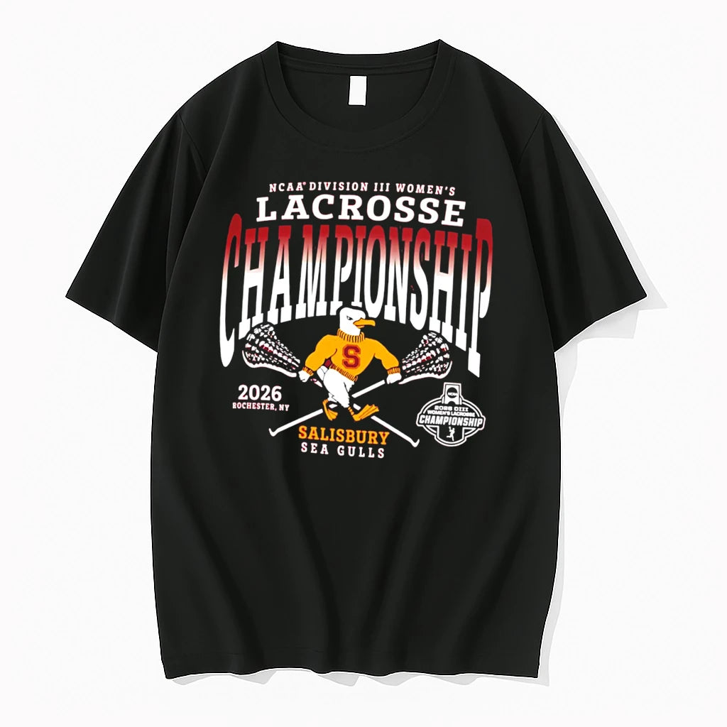 Officials Salisbury Sea Gulls 2026 Ncaa Division Iii Womens Lacrosse Championship Tee
