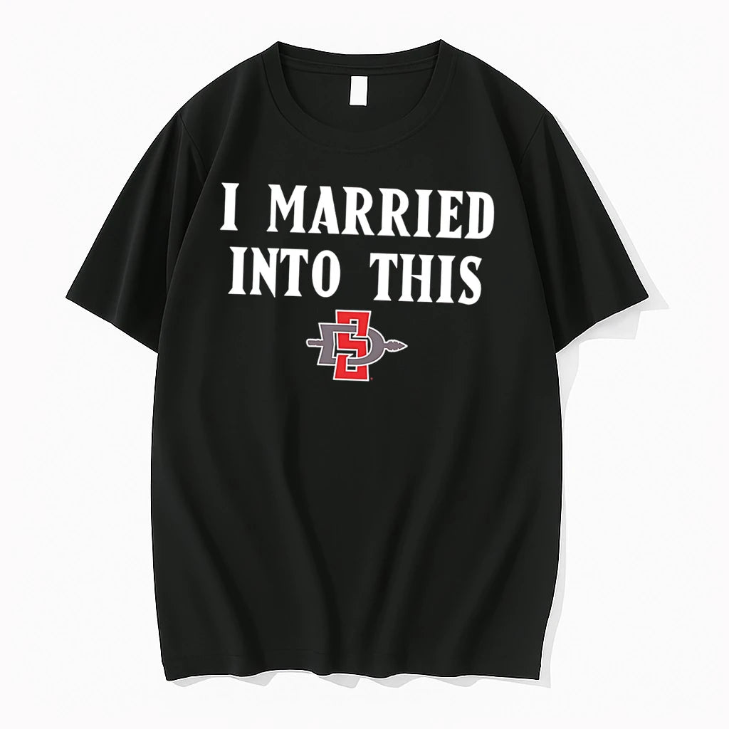 Officials San Diego State Aztecs I Married Into This Logo Tee Premium T Shirt