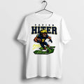 Officials Savion Hiter Michigan Football Cinco Caricature Tee Premium T Shirt