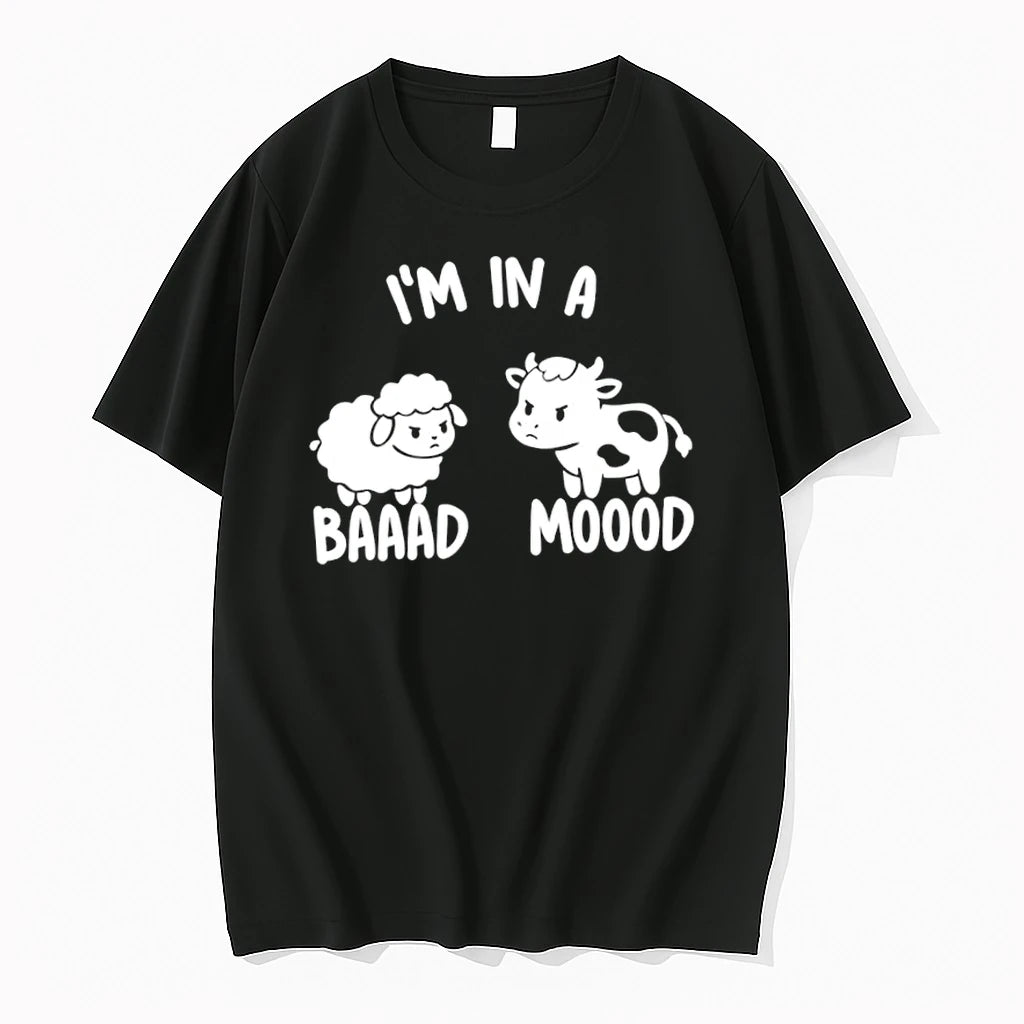 Officials Sheep And Cow I Am In A Baaad Moood Premium T Shirt