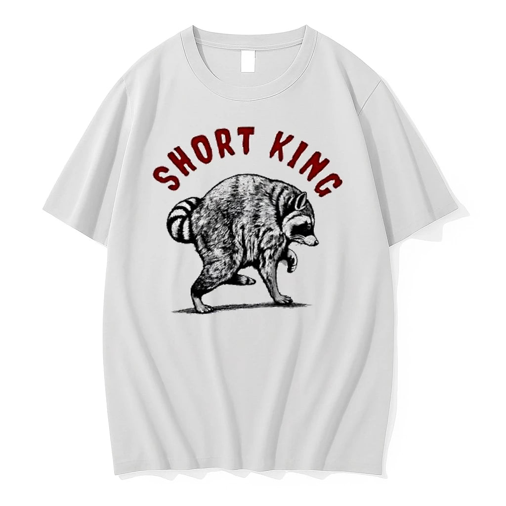 Officials Short King Raccoon Funny Animal Premium T Shirt