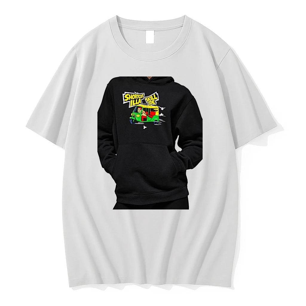 Officials Shortcut Illa Skill Ide Auto Rickshaw Driver Passenger Transport Premium T Shirt