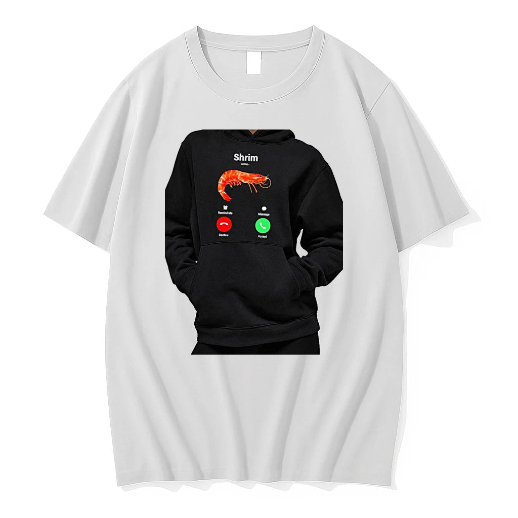 Officials Shrim Phone Call Funny Seafood Premium T Shirt