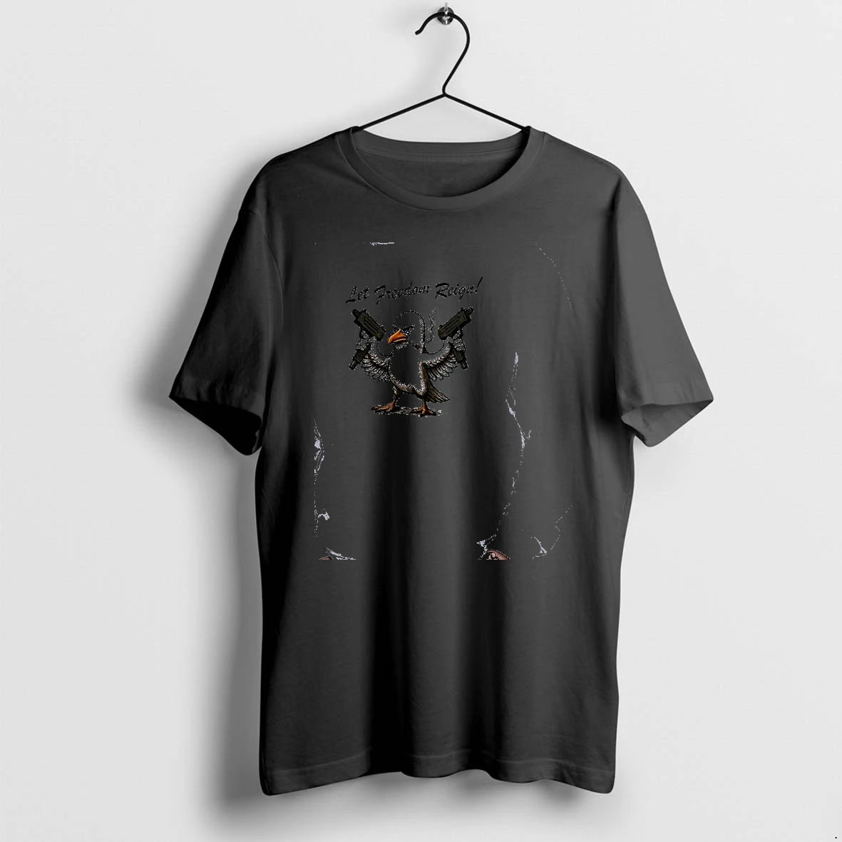 Officials Smoking Eagle Uzi Guns Let Freedom Reign Premium T Shirt