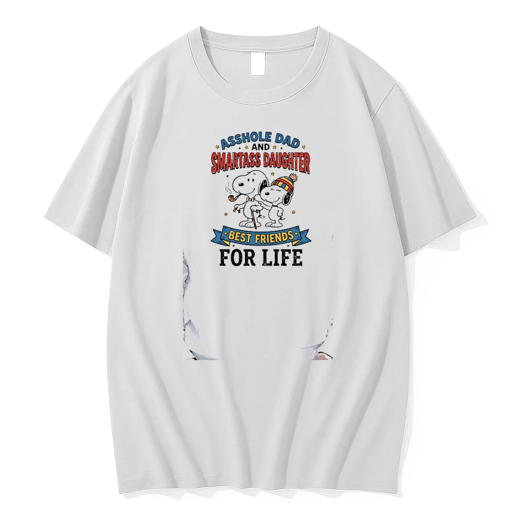 Officials Snoopy Peanuts Asshole Dad And Smartass Daughter Best Friends For Life