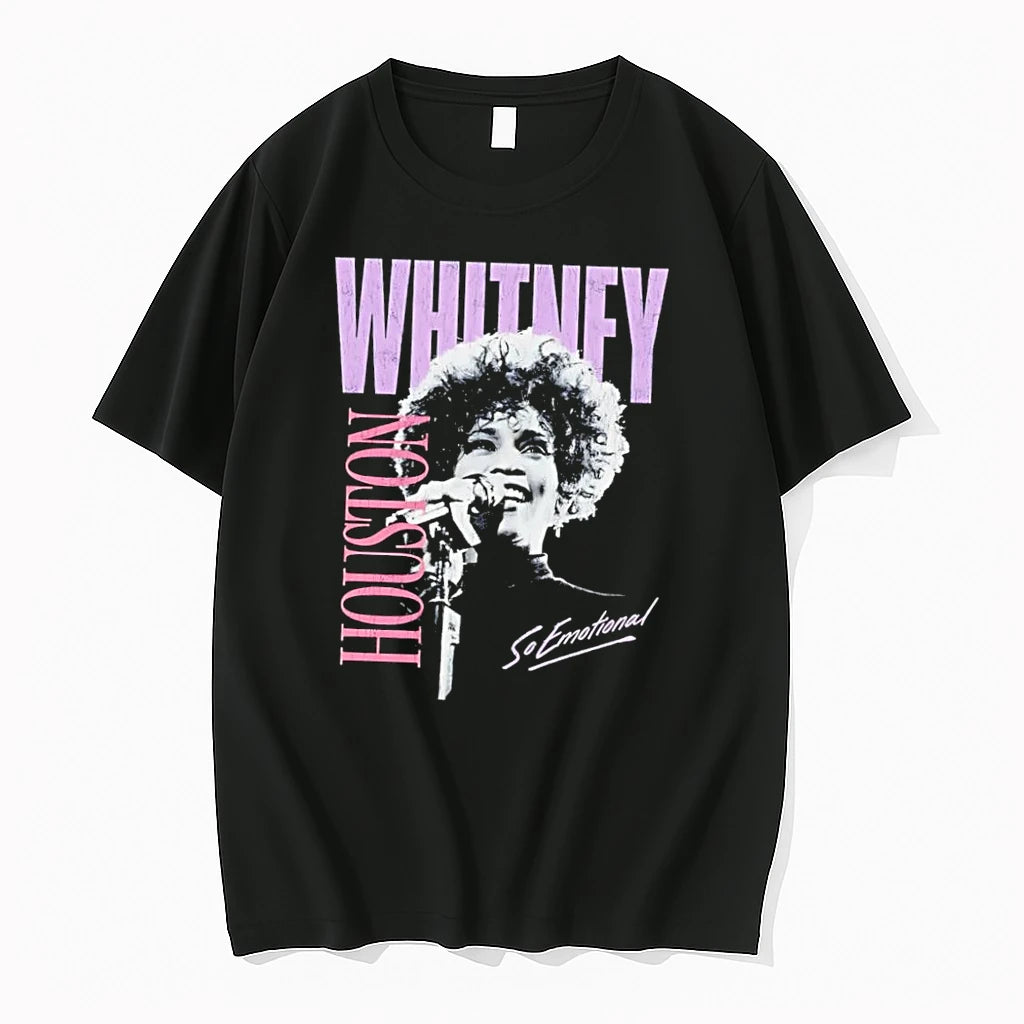Officials So Emotional Whitney Houston Sing Black Premium T Shirt