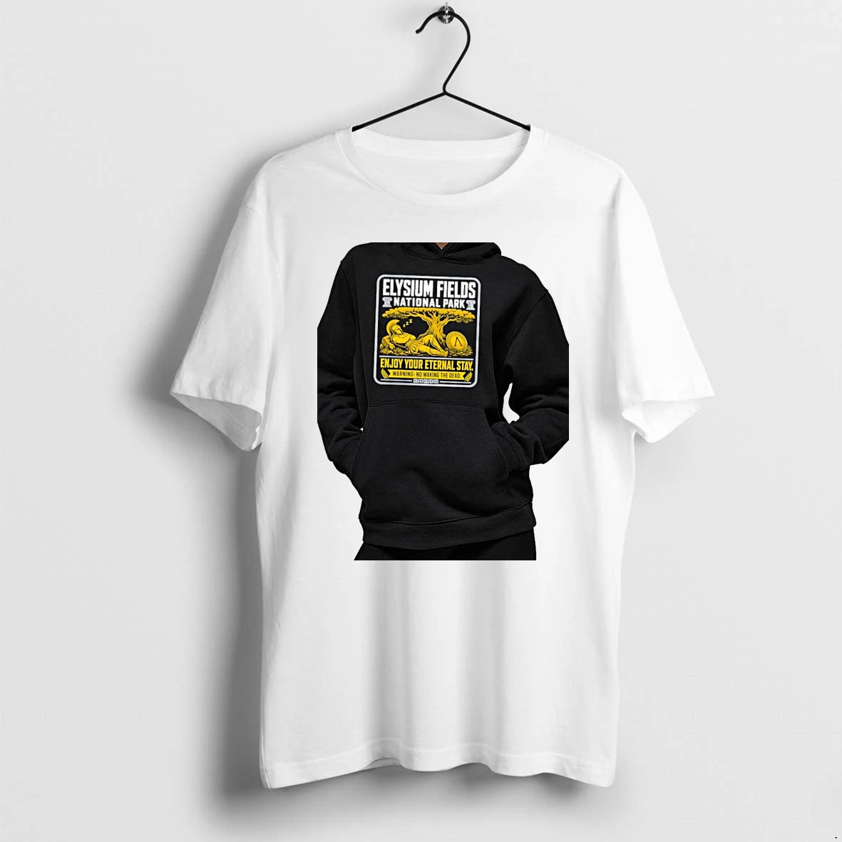 Officials Spartan Warrior Elysium Fields National Park Enjoy Your Eternal Stay Premium T Shirt