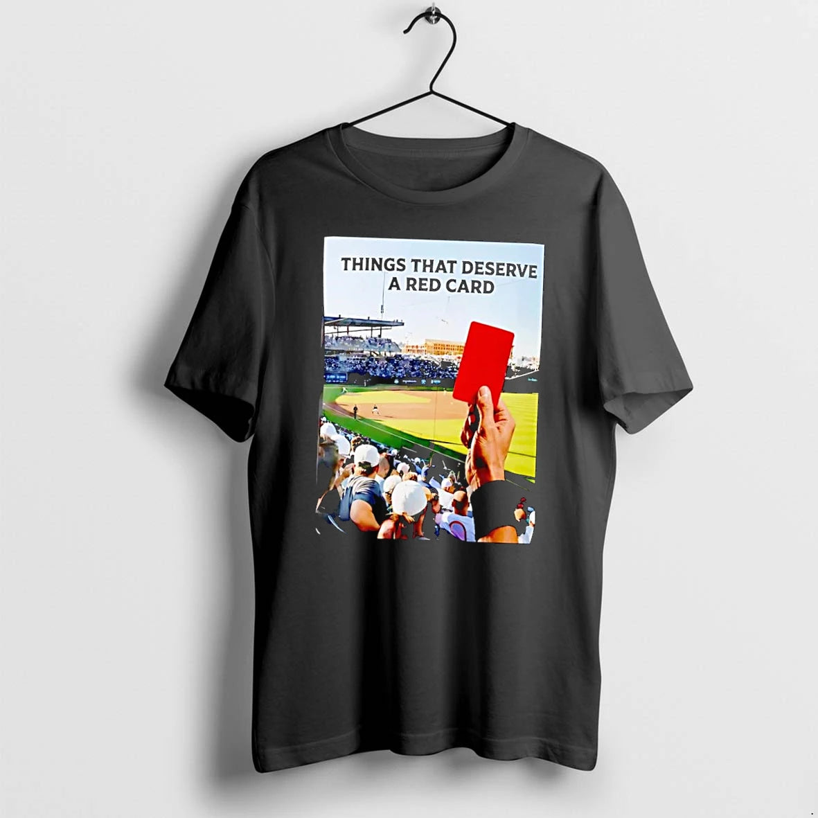 Officials Sports Fanatic Gift Things That Deserve A Red Card Soccer Black
