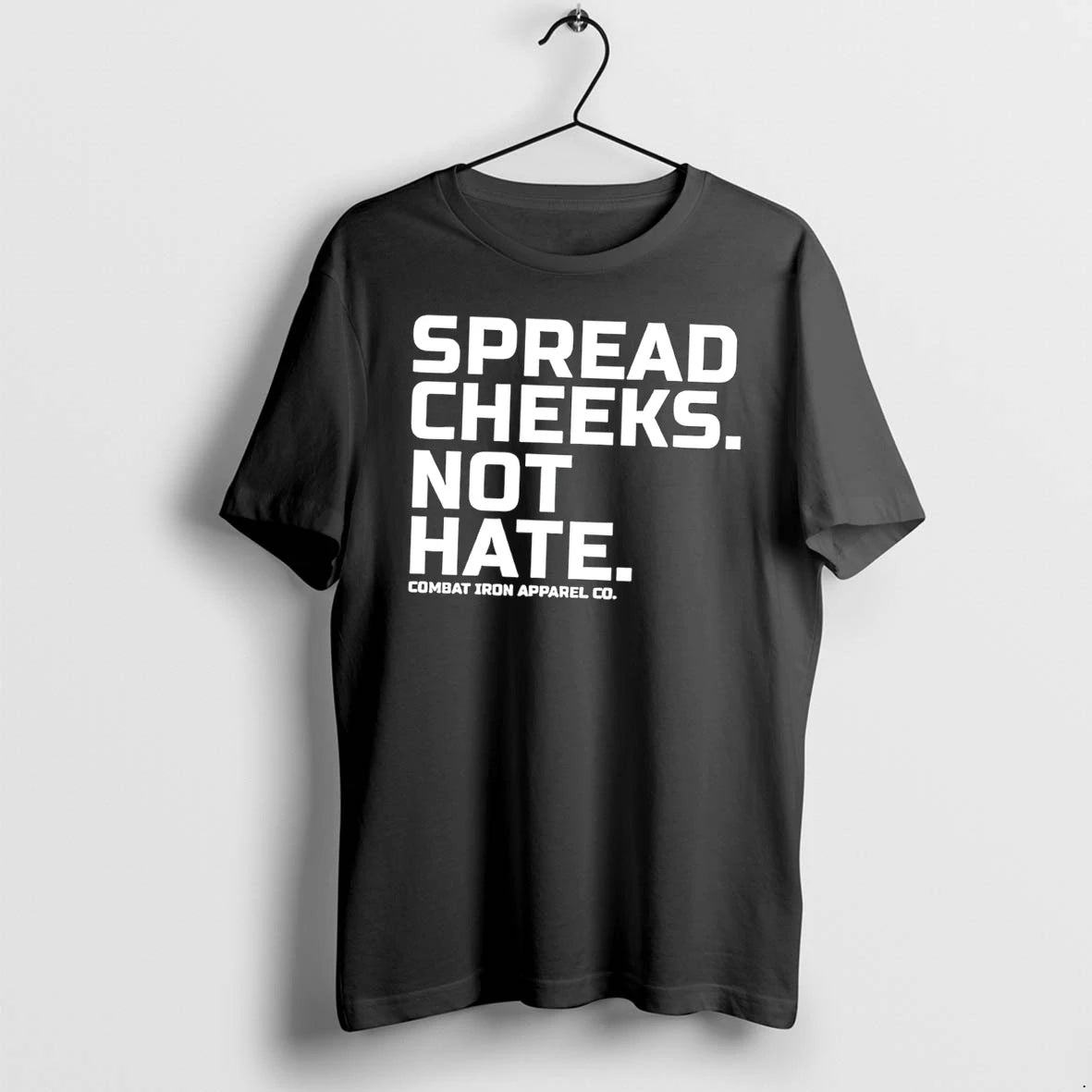 Officials Spread Cheeks Not Hate Combat Iron Apparel Co Tee Premium T Shirt