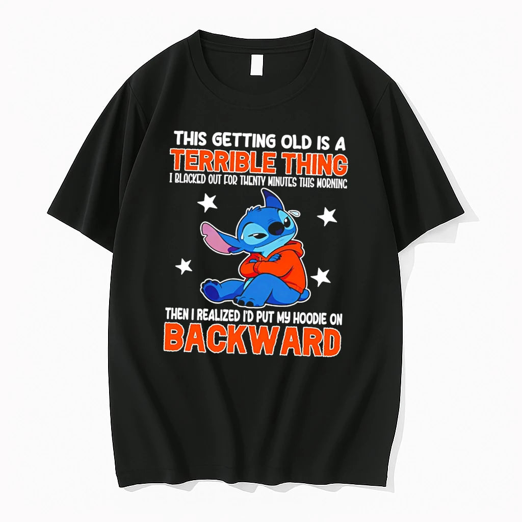 Officials Stitch This Getting Old Is A Terrible Thing Quote Tee Premium T Shirt