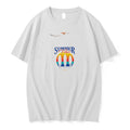 Officials Summer Vibes Wake Wander Repeat Surfboard Sunset Beach Summer Ocean Premium T Shirt
