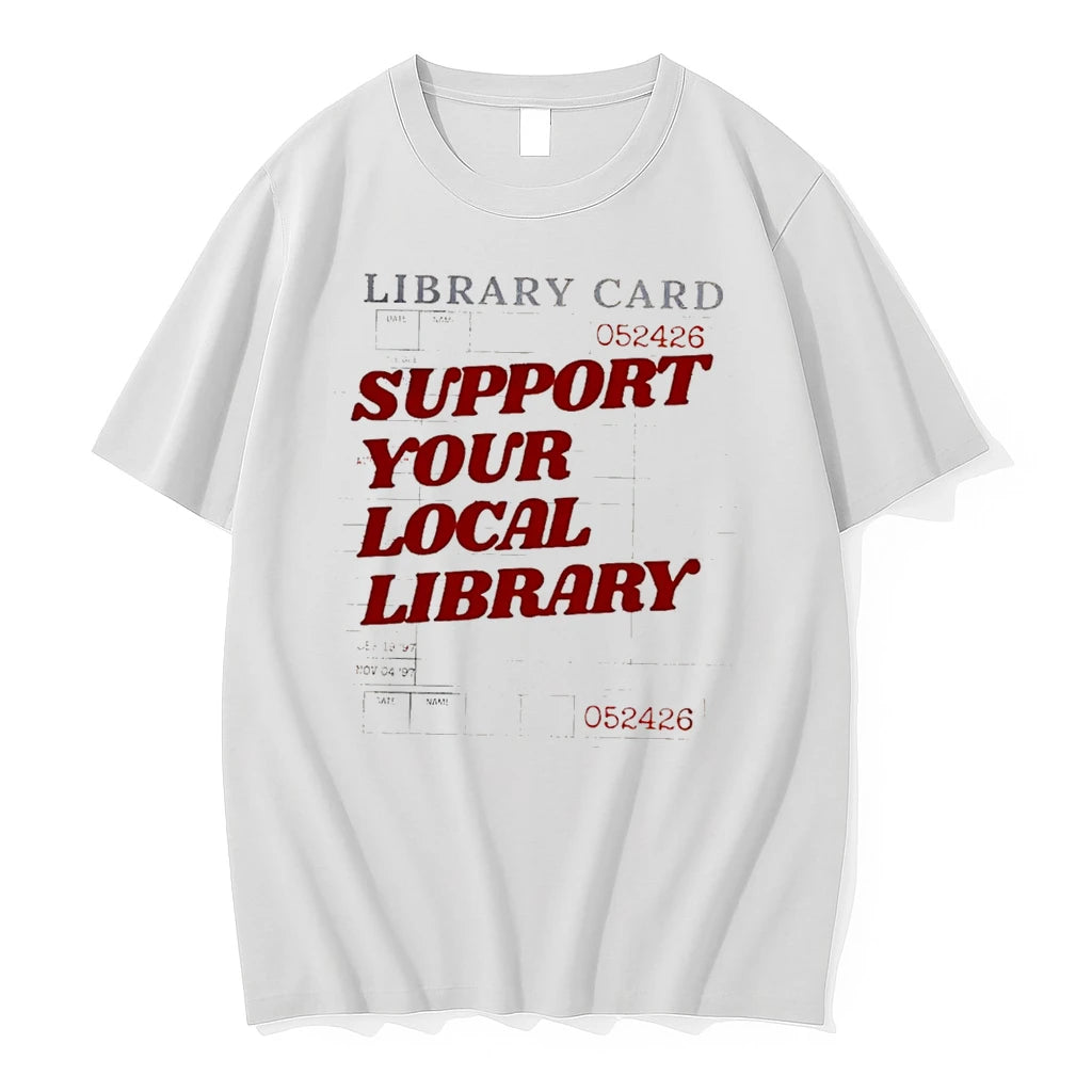 Officials Support Your Local Library Vintage Library Card Tee Premium T Shirt