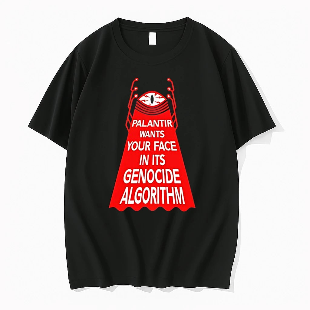 Officials Surveillance Algorithm Protes Palantir Wants Your Face In Its Genocide Algorithm