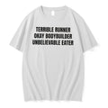 Officials Terrible Runner Okay Bodybuilder Unbelievable Eater Tee Premium T Shirt