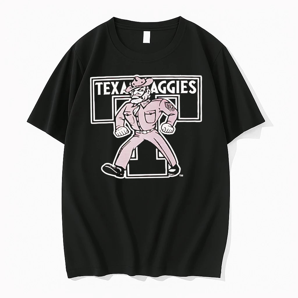 Officials Texas Aggies With Mascot Logo Premium T Shirt