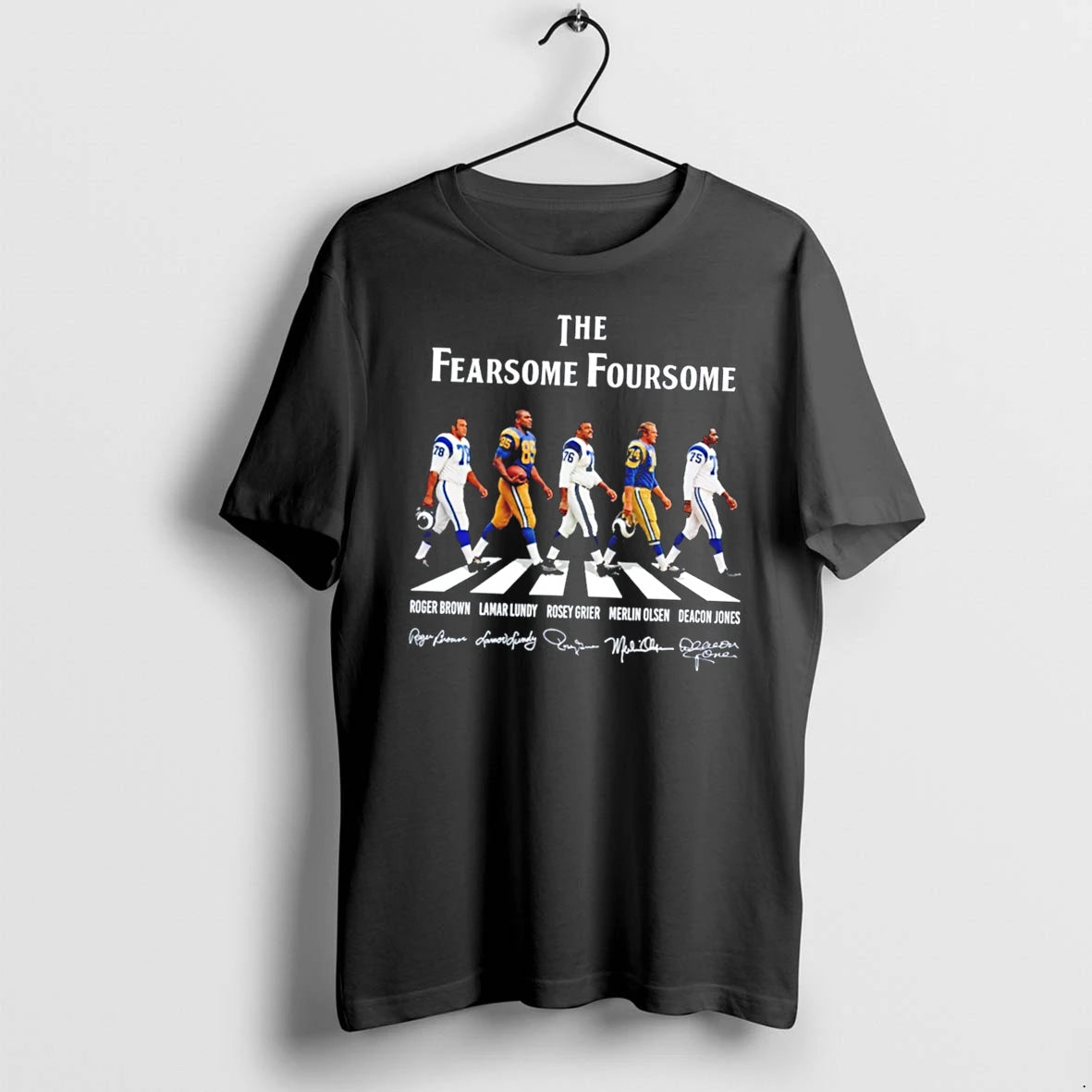 Officials The Fearsome Foursome La Rams Signature Tee Premium T Shirt