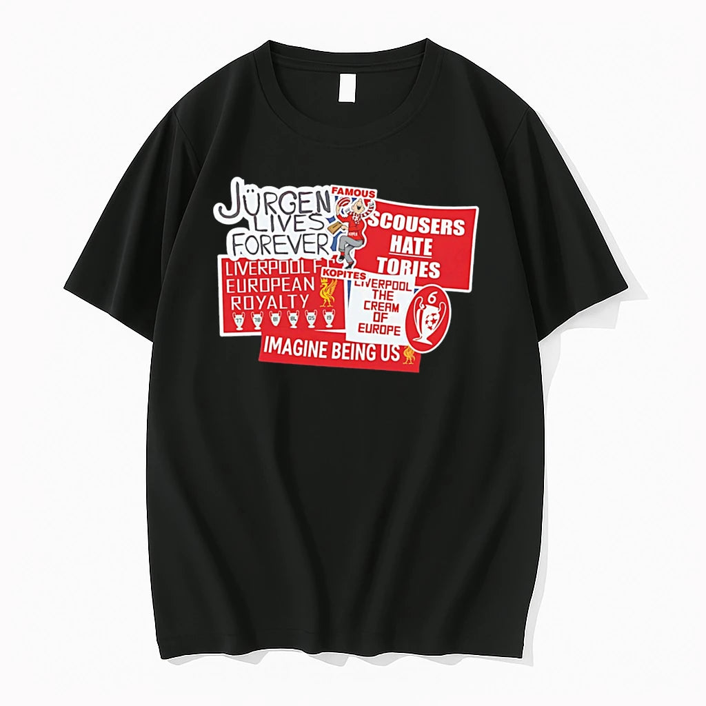 Officials The Kopite Liverpool Fc European Royalty Tribute Tee Premium T Shirt