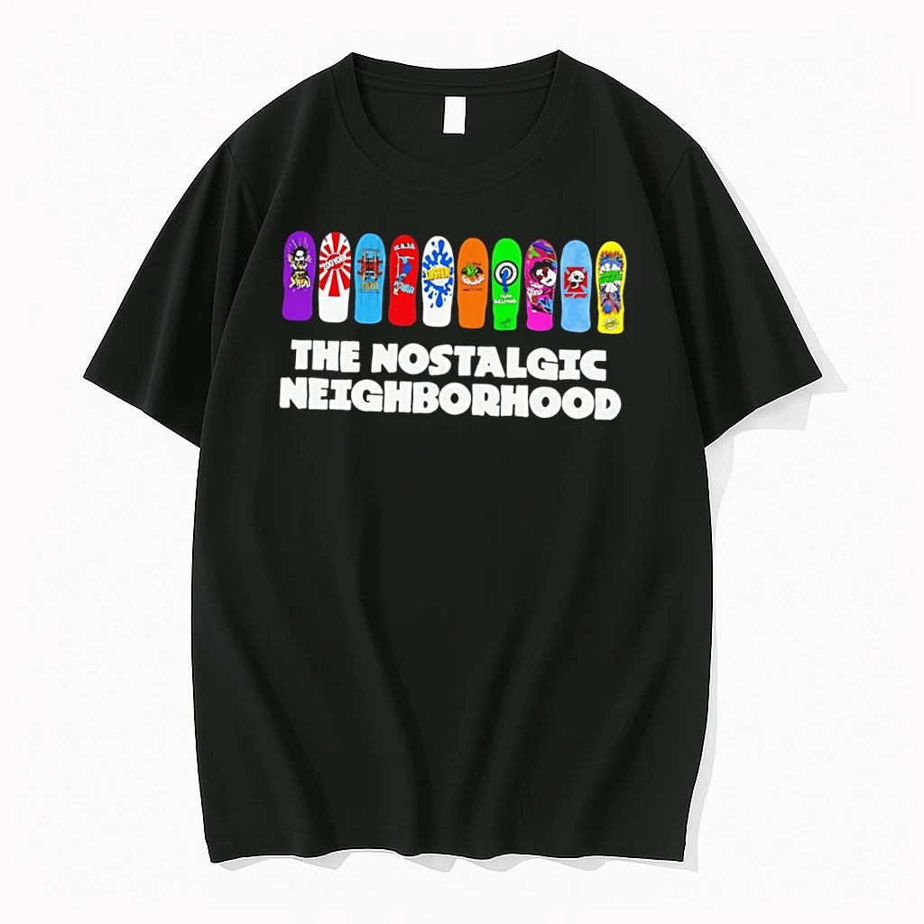 Officials The Nostalgic Neighborhood Skateboard Deck Tee Premium T Shirt