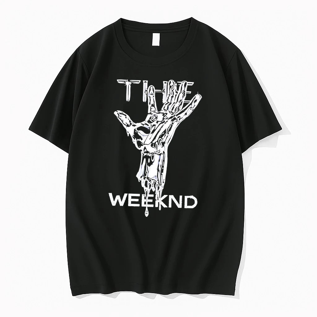 Officials The Weeknd Melting Hand Vintage Tee Premium T Shirt