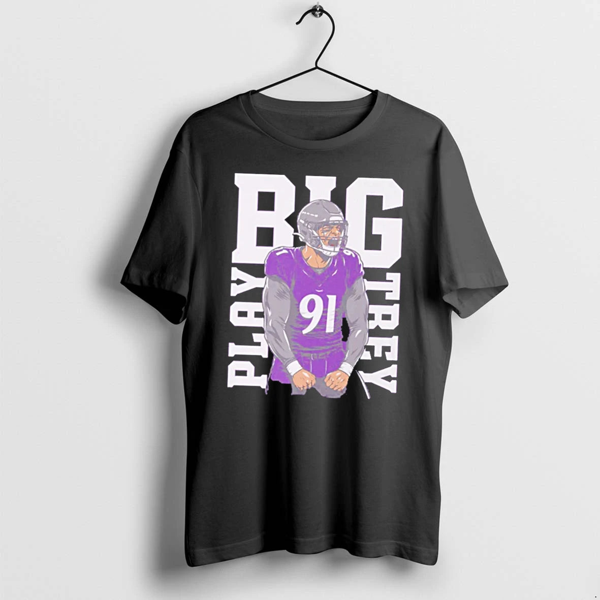 Officials Trey Hendrickson Big Play Trey 91 Nflpa Tee Premium T Shirt