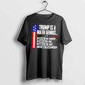 Officials Trump Is A Math Genius Sarcastic Funny Political Satire Tee Premium T Shirt