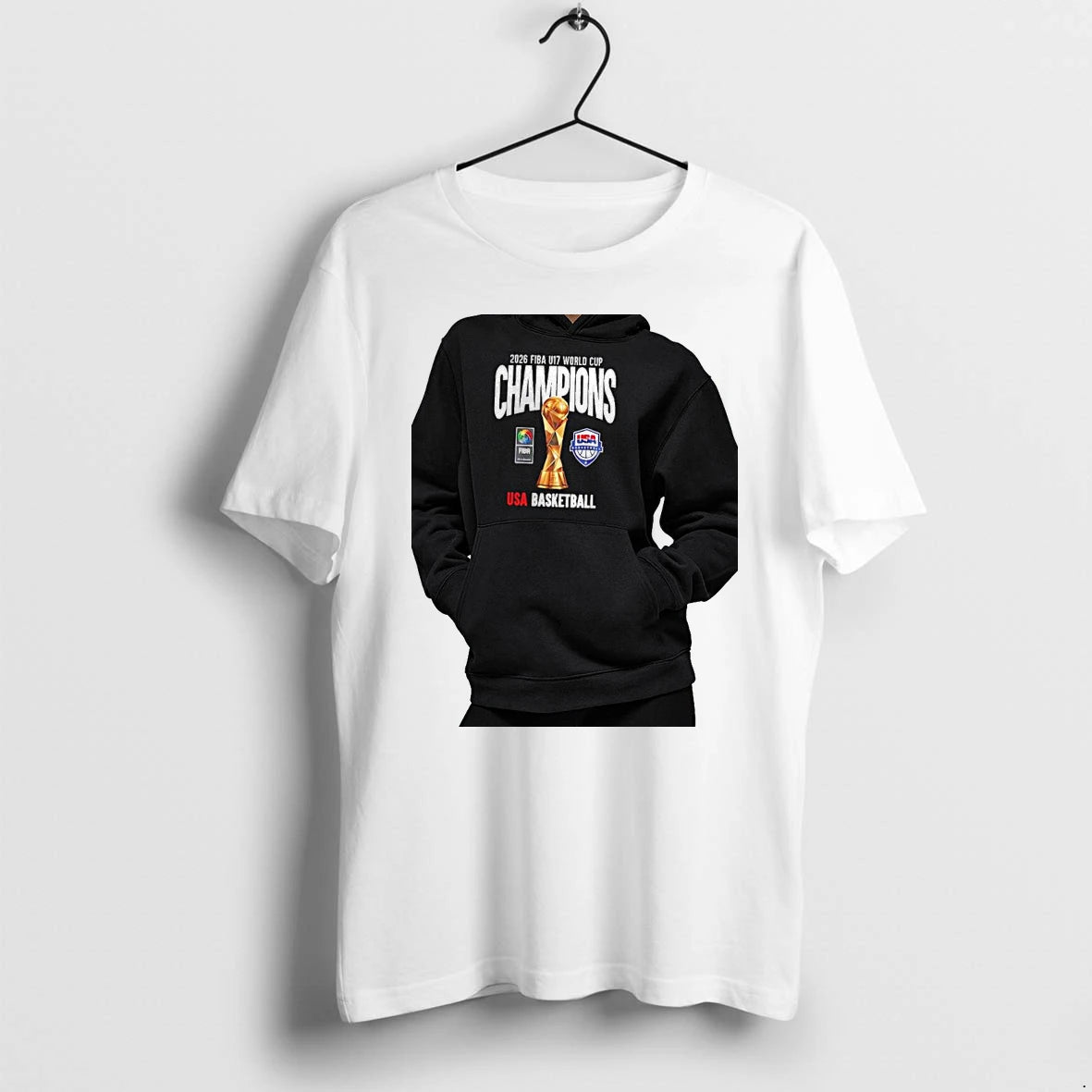 Officials Usa Basketball 2026 Fiba U17 World Cup Champions Premium T Shirt