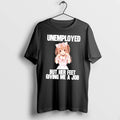 Officials Unemployed But Her Feet Giving Me A Job Anime Tee Premium T Shirt