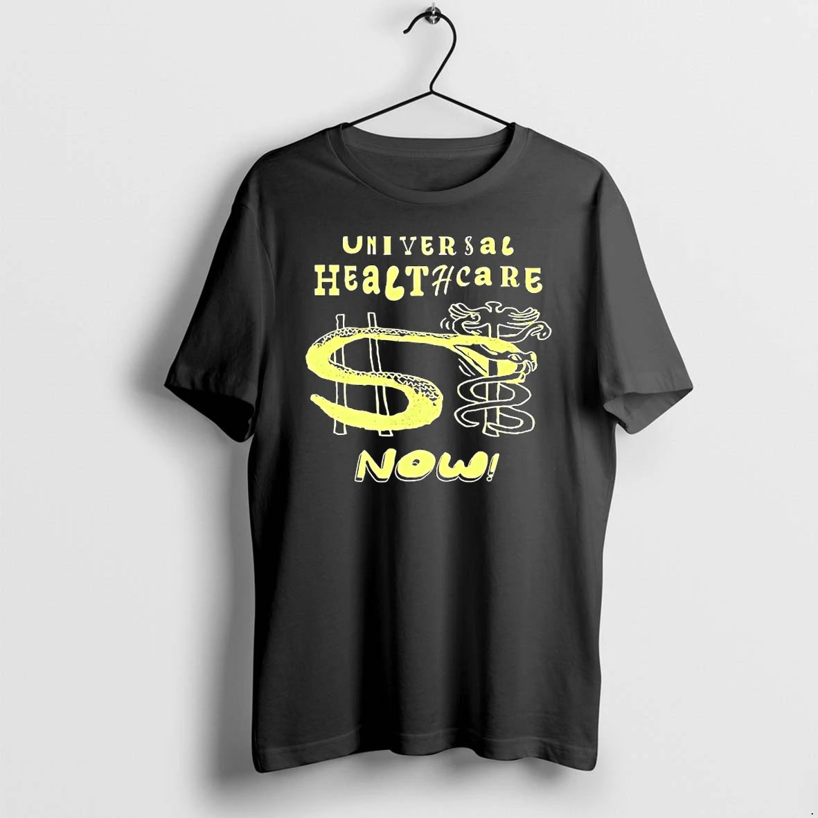Officials Universal Healthcare Now Snake Caduceus Dollar Women Premium T Shirt