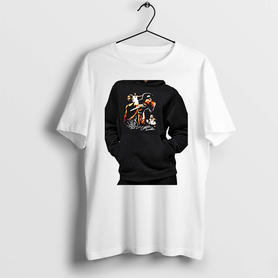 Officials Usher And Chris Brown Collage Signature Premium T Shirt