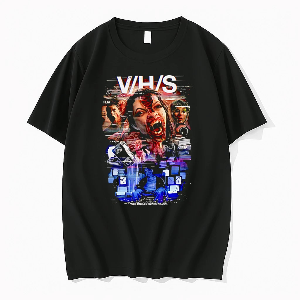 Officials Vhs This Collection Is Killer Horror Movie Premium T Shirt