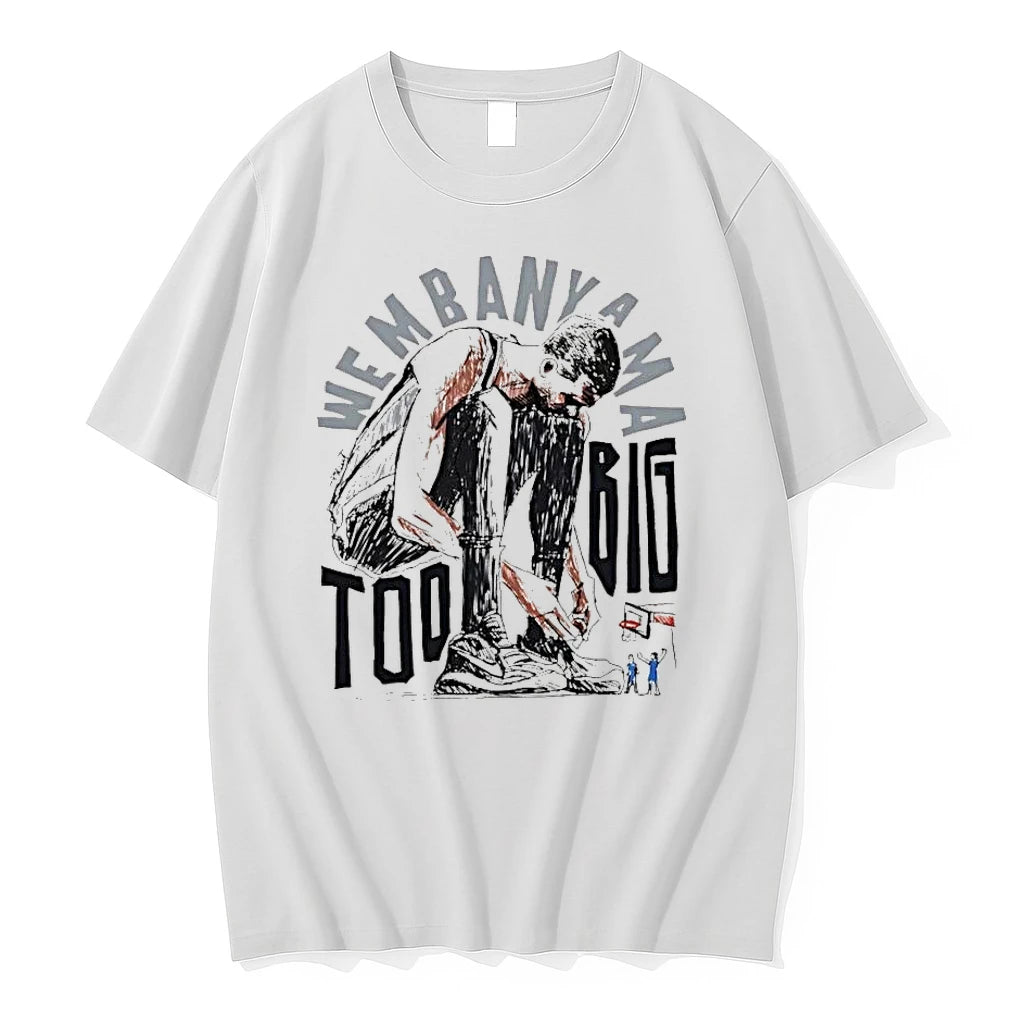 Officials Victor Wembanyama San Antonio Spurs Basketball Too Big Art Cartoon 1