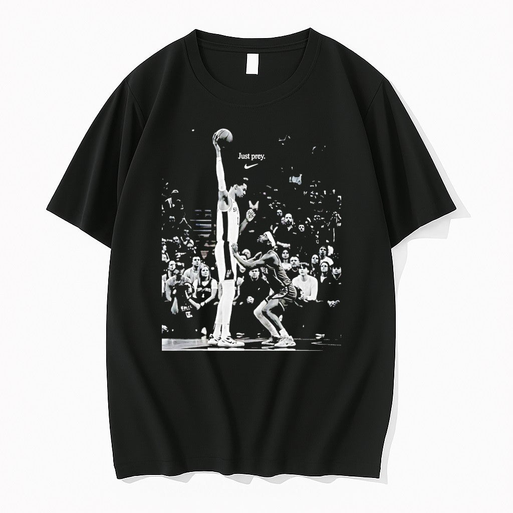 Officials Victor Wembanyama Shai Gilgeous Alexander Basketball Just Prey Nike Logo Premium T Shirt