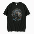 Officials Vikings Runs In My Blood Mascot Black Mens Premium T Shirt